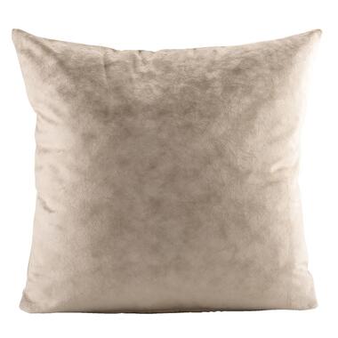 Sierkussen Sharon - taupe - 45x45 cm - Leen Bakker