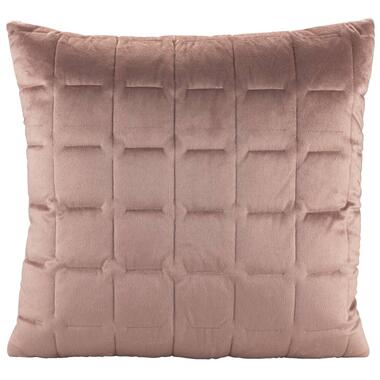 Sierkussen Britt - oud roze - 45x45 cm product