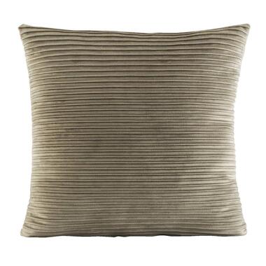 Sierkussenhoes Cooper - taupe - 45x45 cm product