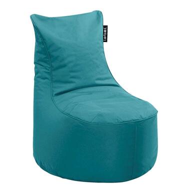Lebel loungestoel - blauw - 100x80x80 cm - Leen Bakker