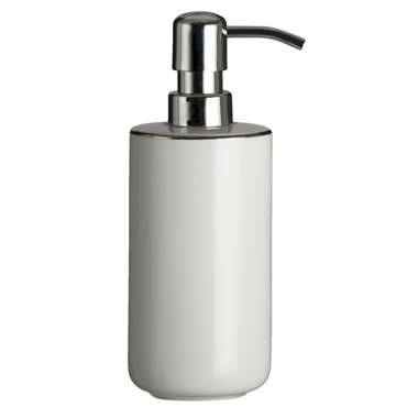 Kleine Wolke Zeepdispenser Noblesse wit zilver