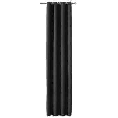 Gordijn Thijs - zwart - 280x140 cm (1 stuk) - Leen Bakker