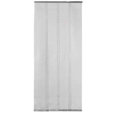 Leen Bakker Lamellen vliegengordijn - grijs - 100x230 cm