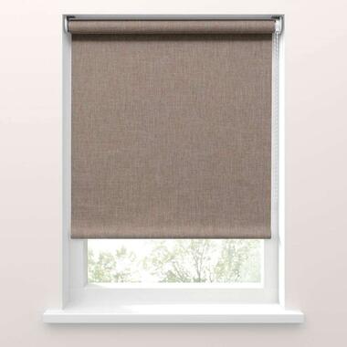 Fenstr rolgordijn verduisterend taupe met structuur - 120x190 cm product