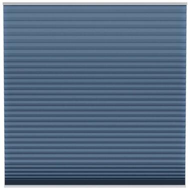 Fenstr plisségordijn Montreal dubbel 25mm verduisterend - donkerblauw (35508) - Leen Bakker