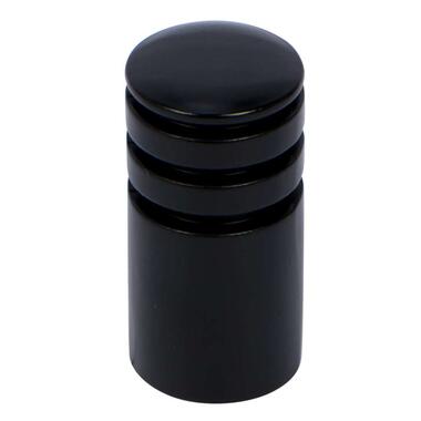 2 Knoppen Cylinder Ø16mm - zwart - Leen Bakker