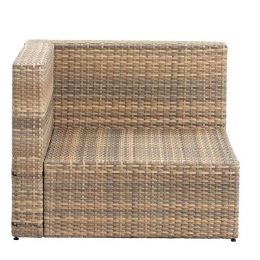Le Sud loungestoel hoekelement Dordogne - taupe - 84x84x66 cm product