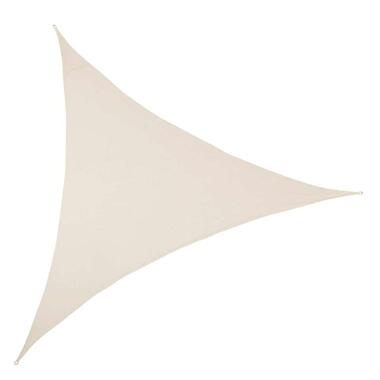 Schaduwdoek driehoek - crème - 360x360x360 cm - Leen Bakker