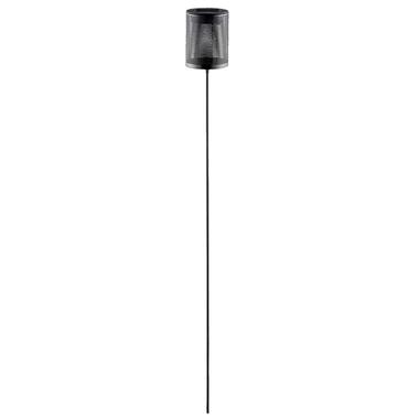 Solarlamp buitenlamp tuinsteker - zwart - 80x?8 cm - Leen Bakker