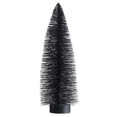 Kerstboom - zwart - 40x?14 cm - Leen Bakker