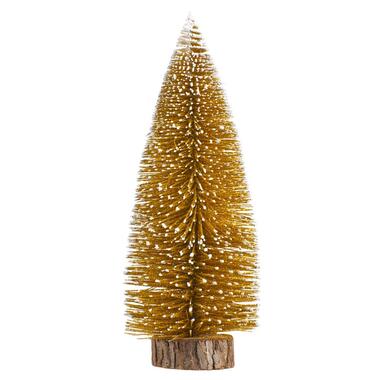 Kerstboom - goudkleurig - 26x?11 cm - Leen Bakker