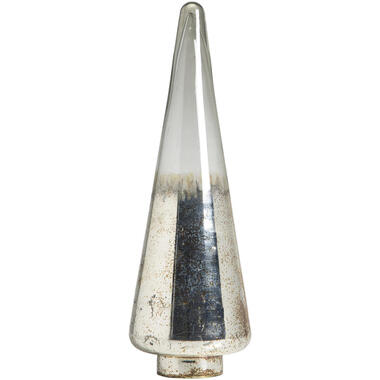 Kerstboom glas zilverkleur 38xØ12cm product