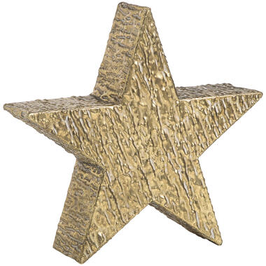 Object Ster goudkleur metaal - 35,5x9x34 cm product
