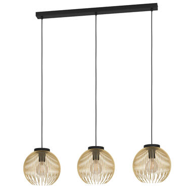 EGLO Venezuela Hanglamp - E27 - 93,5 cm - Goud/Zwart product