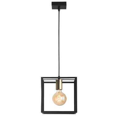 Hanglamp Casper - zwart - 120x22x22 cm - Leen Bakker