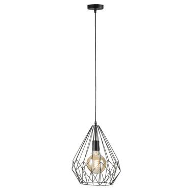 Hanglamp Marnix - zwart - 150xØ30 cm - Leen Bakker