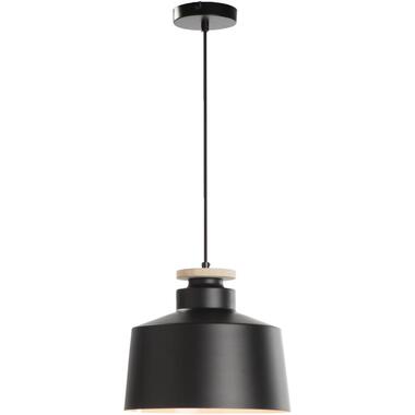 Hanglamp Mallorca E27 - mat zwart - 150xØ30 cm - Leen Bakker