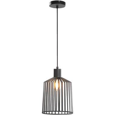 Hanglamp Fynn zwart metaal E27 150xØ30 cm product