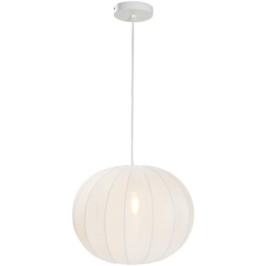 Hanglamp Fenne ovaal - wit metaal - E27 - 150xØ38 cm product