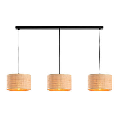 Hanglamp Romana - 3-lichts - naturel - 120x115 cm product
