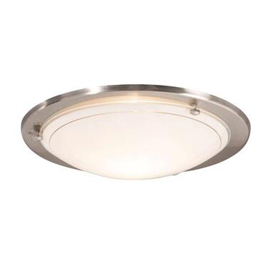 Plafondlamp Basic - zilverkleur - Ø27 cm - Leen Bakker