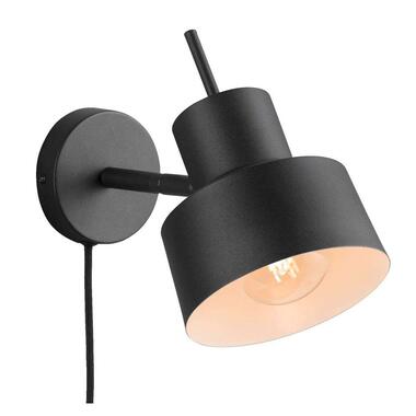 Wandlamp Bakoe - zwart - 23x15x30 cm - Leen Bakker