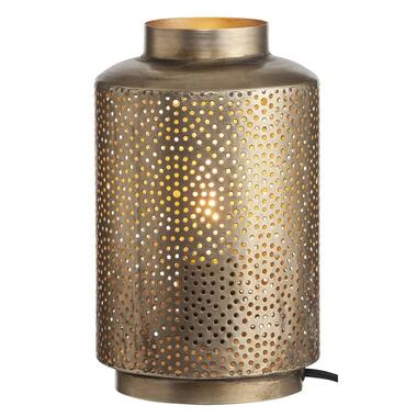 Tafellamp Casablanca – antiek goudkleur - Ø16x26,5 cm product