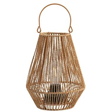 Leen Bakker lamp Bowie naturel 26xØ20 cm