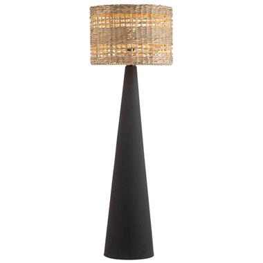 Vloerlamp Rita E27 - naturelkleur - 115xØ36 cm - Leen Bakker