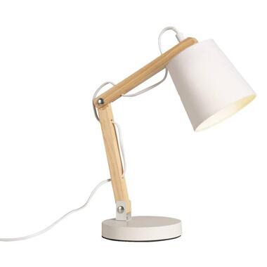 Bureaulamp Olaf - wit - 40x?14cm - Leen Bakker