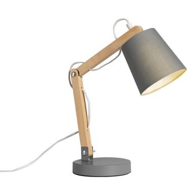 Bureaulamp Olaf - grijs - 40x?14cm - Leen Bakker