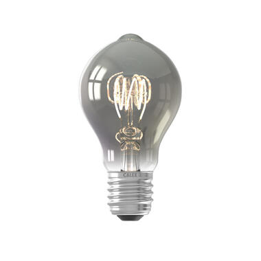 LED-standaardlamp - titaniumkleur - E27 - 4W - Leen Bakker