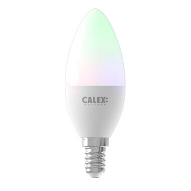Calex Smart LED-kaarslamp RGB - wit - 5W - Leen Bakker