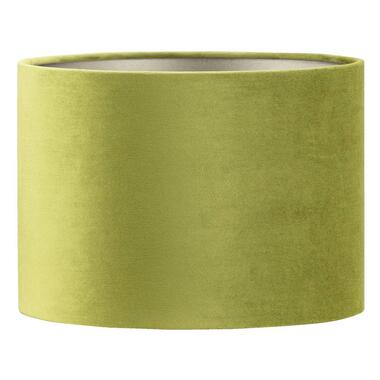 Kap Cilinder - groen velours - Ø25x18 cm product
