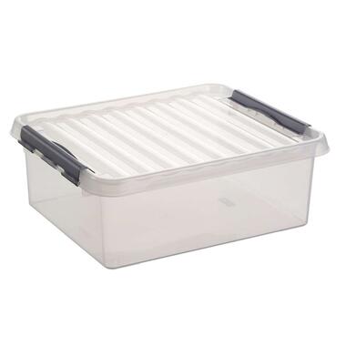 Q-line box 25 liter - transparant - 50x40x18 cm product