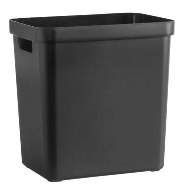 Sigma home box 25 liter - zwart - 35,2x25,3x36,3 cm - Leen Bakker