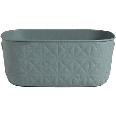 Leen Bakker Opbergbox Soft - groenblauw - 4L