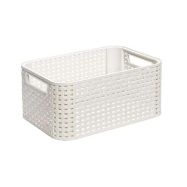 Curver opbergmand Rattan - off-white - 28