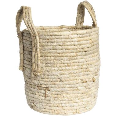 Leen Bakker Mand Rody - naturel - 29xØ26 cm