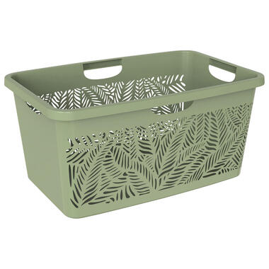 Wasmand Bladeren groen - 47L product