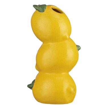 Vaas Lemon geel keramiek 20x10x9 cm Leen Bakker