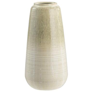 Vaas Puglia - groen - stoneware - 38xØ19,2 cm product