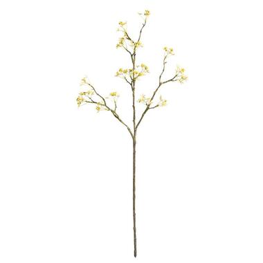Decoratieve tak Misty Flower - geel - 70 cm product