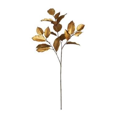 Kunsttak Mulberry blad - amber - 85 cm - Leen Bakker