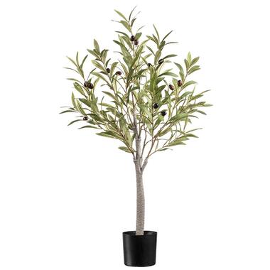 Kunstboom Olive - bruin/groen - 70 cm - Leen Bakker