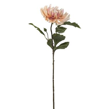 Kunstbloem Dahlia spray - roze - 63 cm - Leen Bakker
