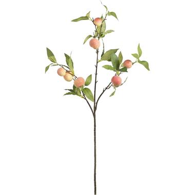 Leen Bakker Kunstbloem Peach Spray - roze - 85 cm