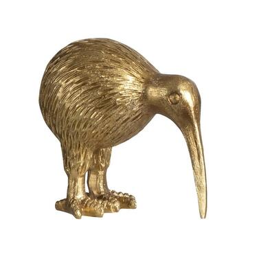 Ornament Kiwi - goudkleur - Leen Bakker