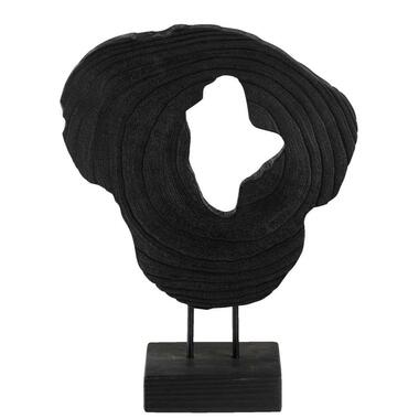 Ornament Noah - zwart - 39x30x14 cm - Leen Bakker