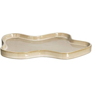 Deco Tray Anna lichtbruin 2x25x18 cm Leen Bakker